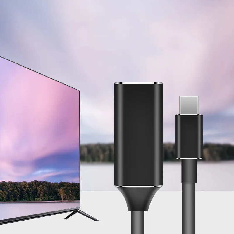 Мини тип-c к HDMI HD ТВ адаптер USB 3,1 4K конвертер для ПК ноутбук планшет телефон стабильная передача сигнала к HD ТВ монитору