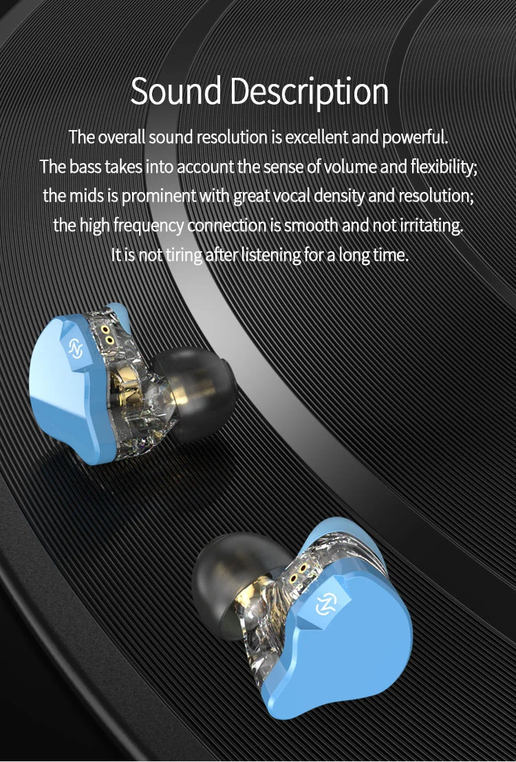 Gadgetoo Ccz Emerald Hifi Earphones 10Mm 1 Dd Unit+Ccz Customized Ba Wired Headphones In Ear Monitors Headset Earbud Hifi Bass Sport
