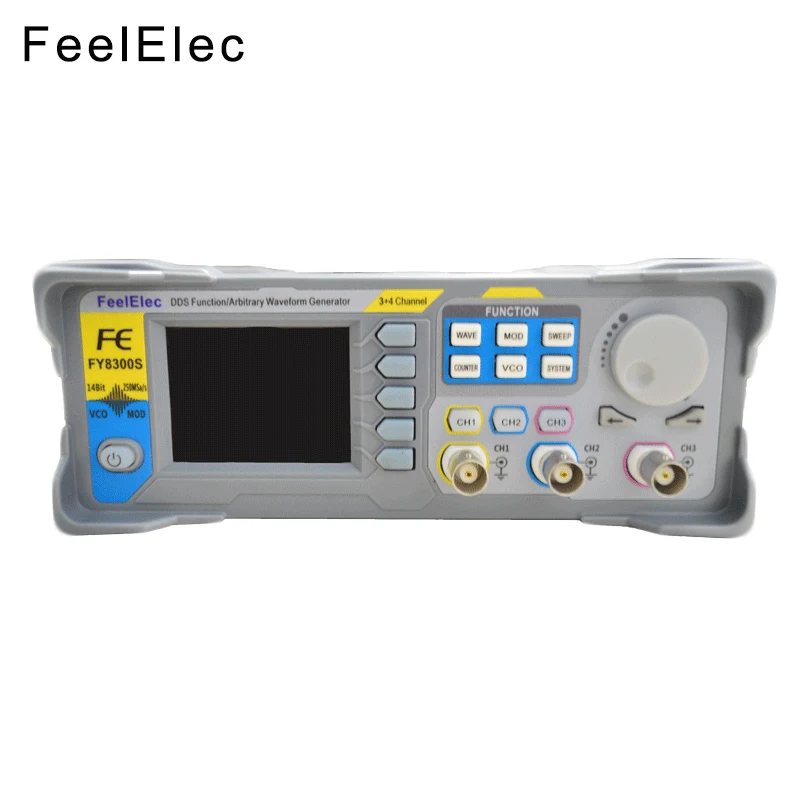 FeelElec генератор сигналов FY8300S-60Mhz сигнал-источник-частота-счетчик DDS произвольной формы трехканальный