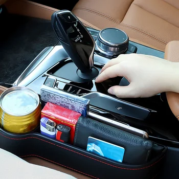 

Car Master DriverSeat Crevice Gaps Storage Box with USB Hole Waterproof High Quality Pockets Organizers Stowing