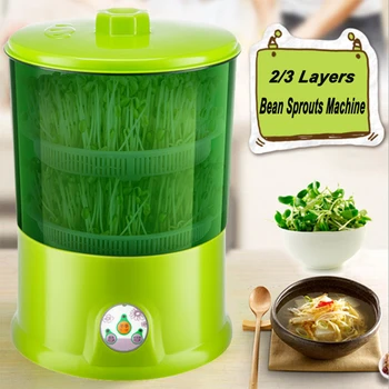 

Household Multifunctional Electric Bean Sprouts Machine 2/3 Layers Available DIY Bean Sprouts Cultivation Maker EU/AU/UK/US Plug