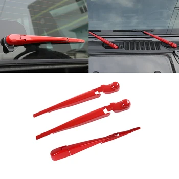 

Front Rear Wiper Blade Decoration Cover for Jeep Wrangler JL 2018 2019 Gladiator JT 2020 Car Exterior Accessory Windscreen Wiper