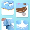 Girl boy Safe Shampoo Shower Bathing Bath Protect Soft Cap Hat For Baby Wash Hair Shield Children Bathing Shower Cap Hat Kids 5