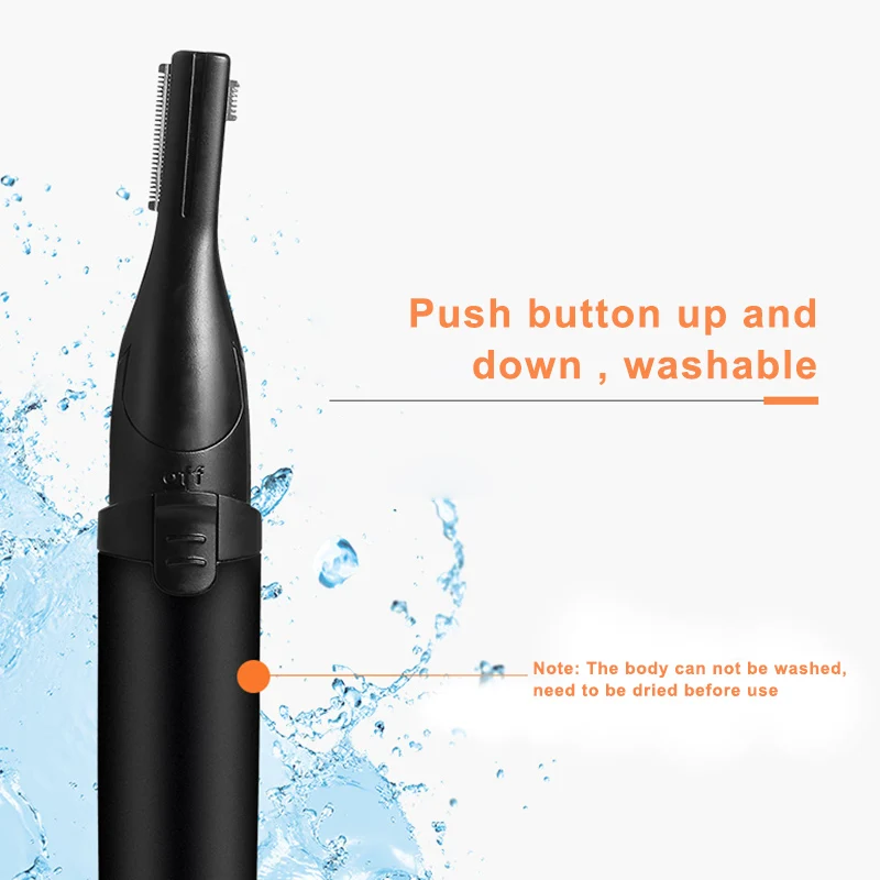 

Hot sale Electric Eyebrow Razor Brow Shaping Shaving Cutter Washable Hair Trimmer Razor fre