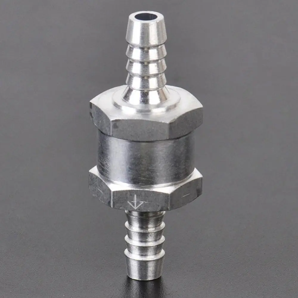 Check Valve One Way 6/8/10/12mm Valves Aluminium Non Return Valve Fuel Petrol Diesel Oil Gas Check Valve For Car Automobile Oil Water Pumps