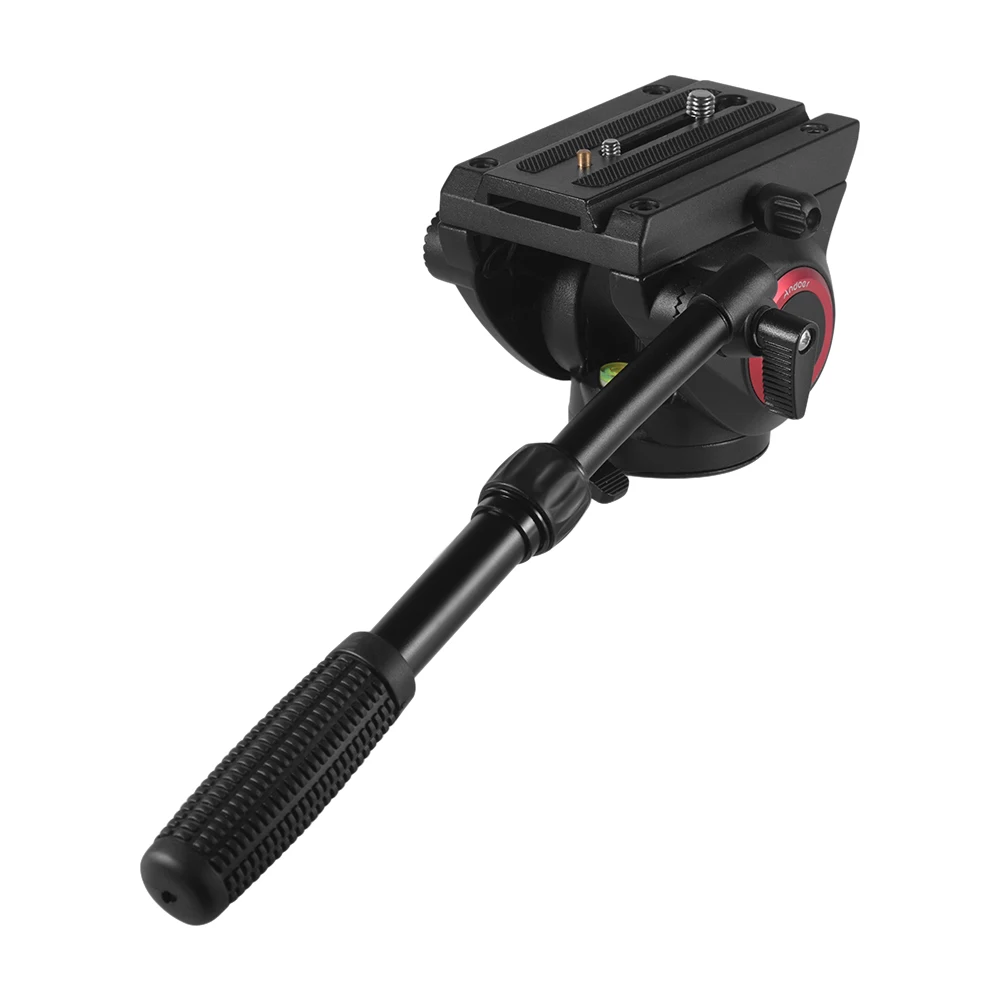 Andoer TP-65 Aluminum Alloy Fluid Drag Head Hydraulic Head Three-dimensional Tripod Head Panoramic Shooting