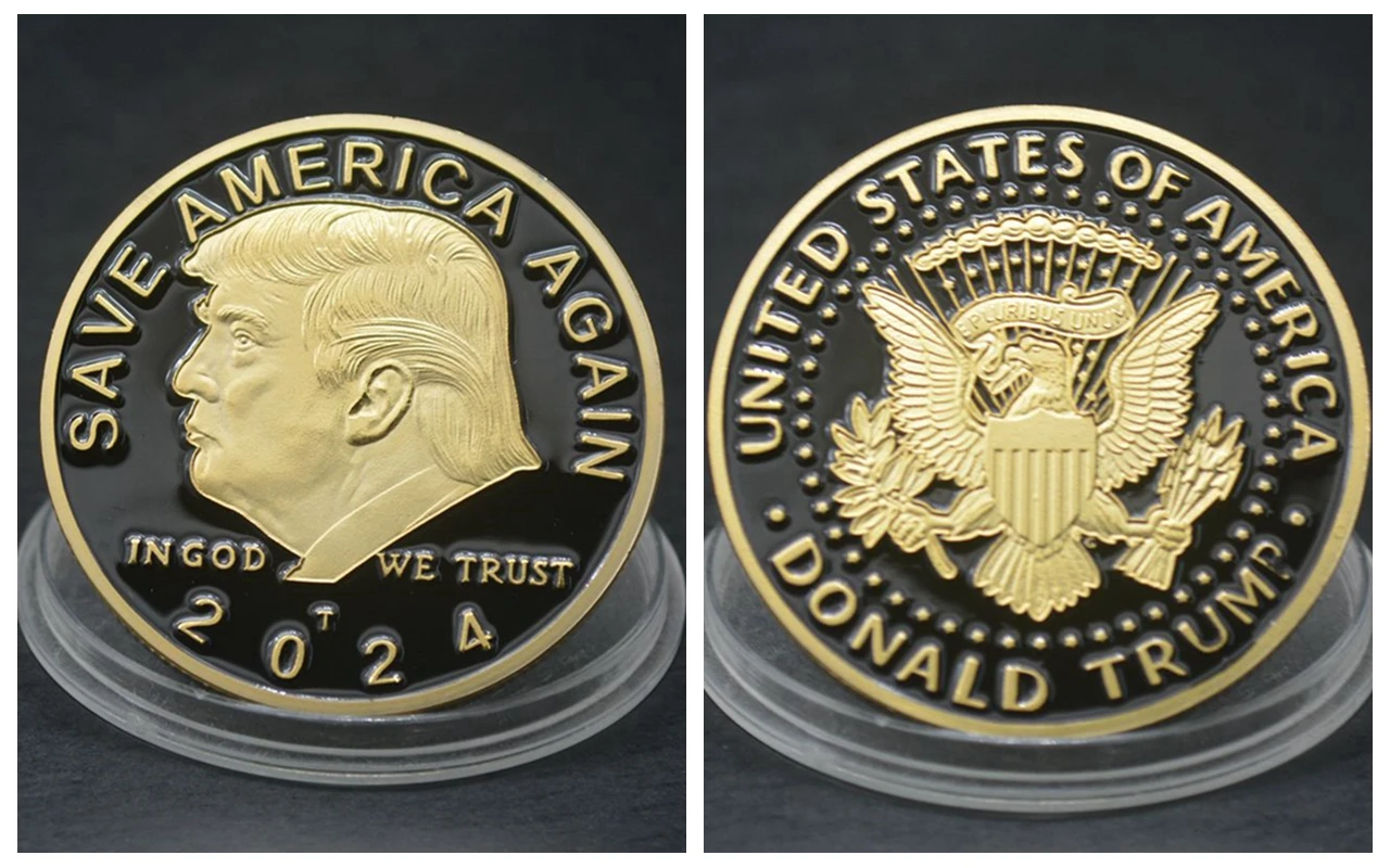 Make Liberals Cry Again ThisIsMurica Donald Trump Coin 2 Pack 