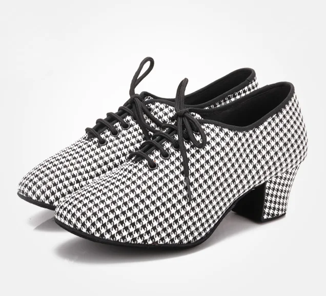 $14.03 Latin Dance Shoes For Women Teacher's Shoe Girls Ladies Leather Ballroom Waltz Tango Foxtrot Q