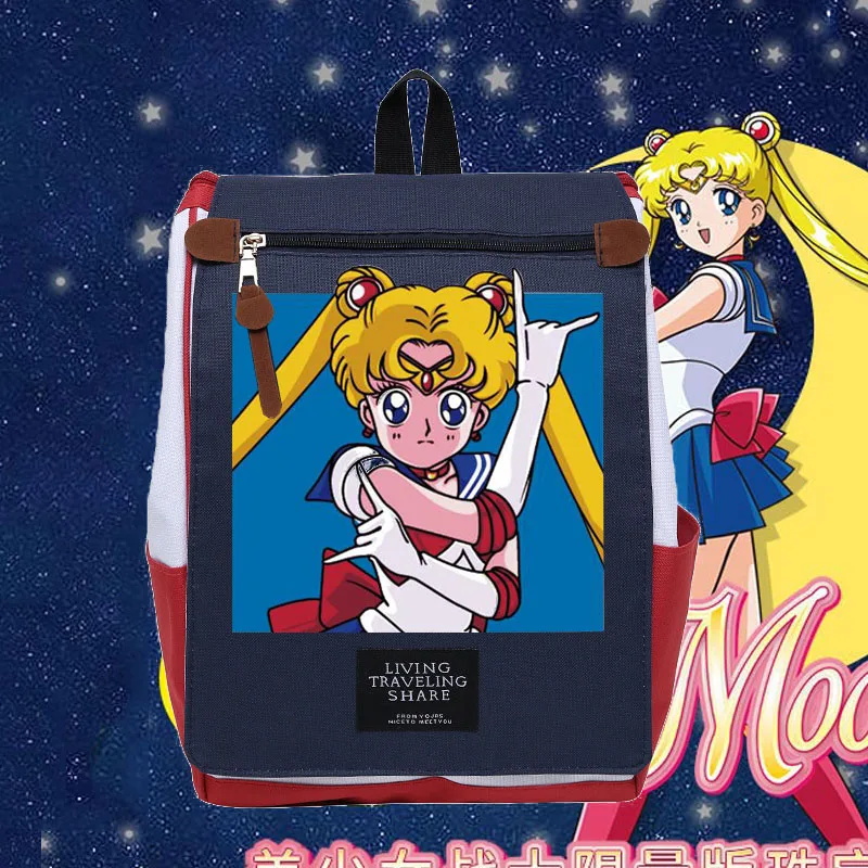 Аниме Сейлор Мун косплей Женский ранец для отдыха Повседневный студенческий