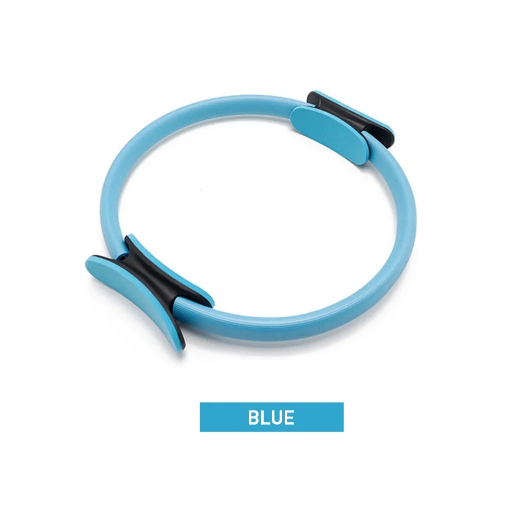 Blue Профессиональные круги для йоги, портативное кольцо для йоги, пилатеса, фитнеса, массажа тела, петля для тренировки, тренировочные аксессуары для пилатеса для женщин - Цвет: Blue