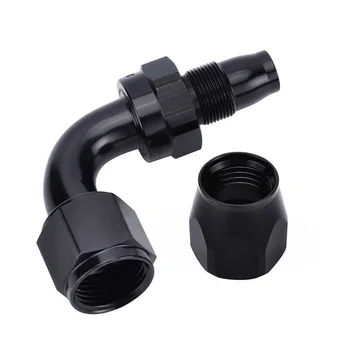 

Braided Fuel Line Oil/Gas Hose End Fitting Separator Polished Anodized