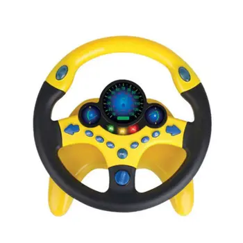 

Copilot Toy Steering Wheel With Lights Music Funny Interactive Driving Wheel For Kids 2019 New