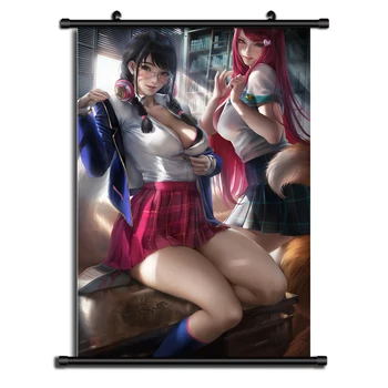 

For Overwatch Dva Academy Anime Wall Scroll Poster Home Decor Cosplay Uncensored