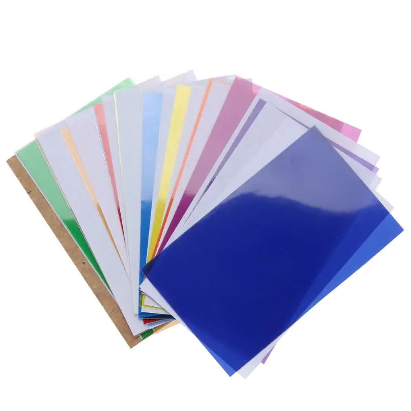 12Pcs Flash Speedlite 12 Color Gels Filters For Or Canon Yongnuo Dslr Camera Photographic Filter Speedlight | Электроника