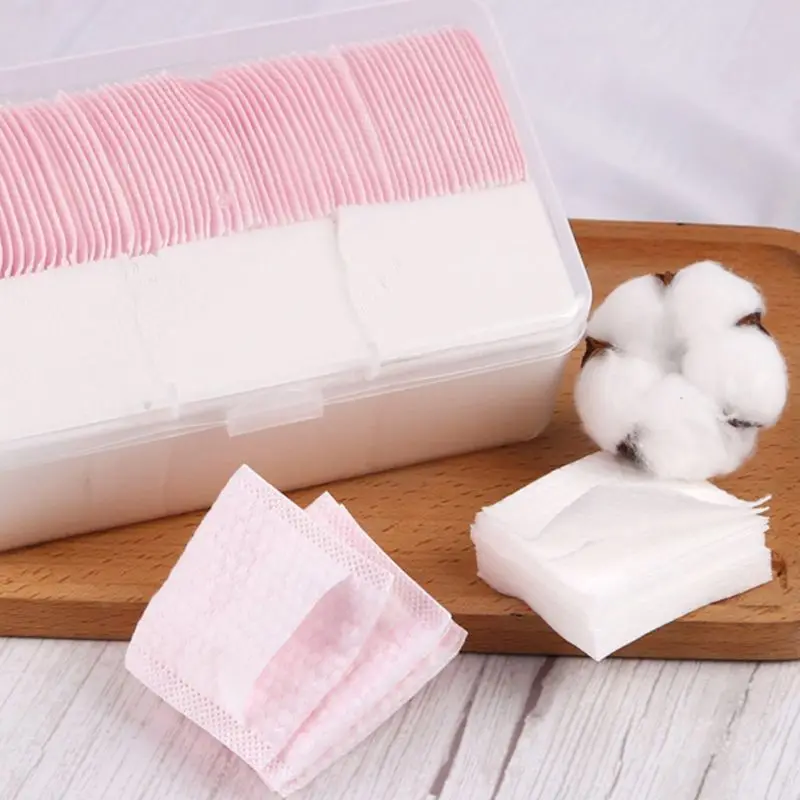 1 коробка ватные диски для Лица Макияж очищающее средство для ногтей Очиститель инструмент