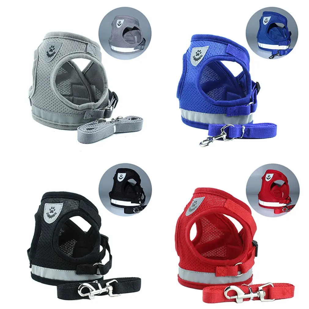 Нагрудный ремень для домашних животных, поводок для собак, светоотражающая игрушка из веревки для собак, удобные и прочные товары для домашних животных