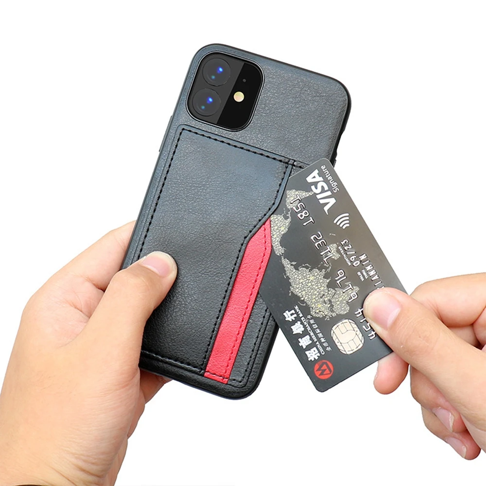 Eqvvol Ретро Чехол из искусственной кожи для iPhone 11 Pro MAX Чехол-бумажник с несколькими картами для iPhone X XS MAX XR 11 противоударный чехол