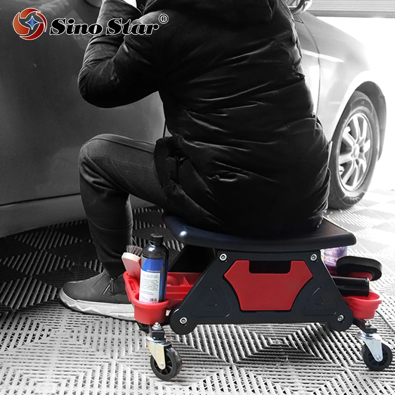SCCD01 New Design Car Detailing Stool Chair Mobile Rolling Seat Creeper