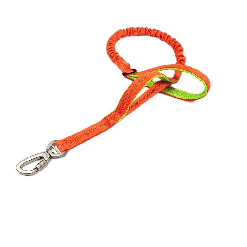 

Reflective double handle dog leash buffer dog chain Reinforced buckle Pet products hondenriem for medium big dog