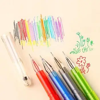 

12 Colors Cartoon Fresh Diamond Color Gel Pens Set Student Office Stationery