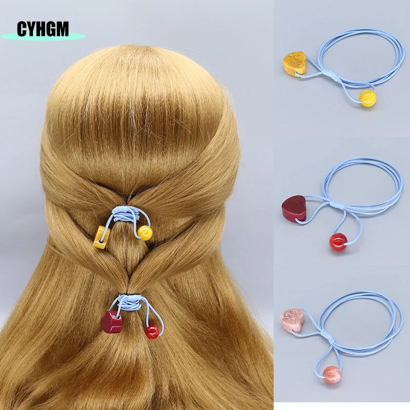 

girls elastic hair bands hair ties satin scrunchie haar elasriekjes frida kalho gomas de pelo durag women hair accessoires F10-1