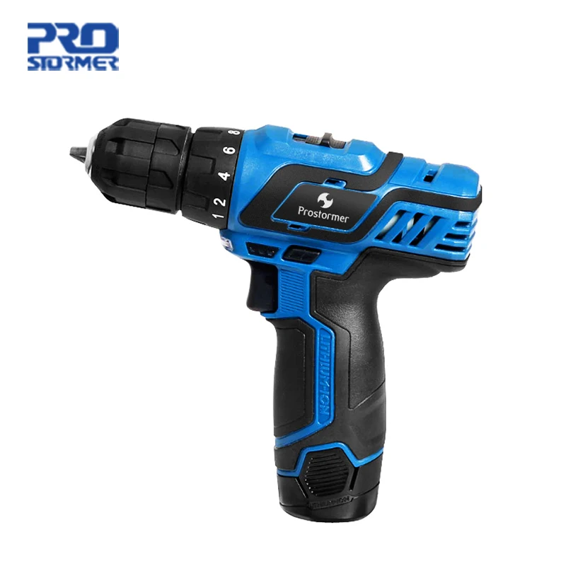 

PROSTORMER 12V Mini Electric Cordless Drill Lithium Battery Cordless-Screwdriver Rechargeable Electric Drill Screw Power Tools