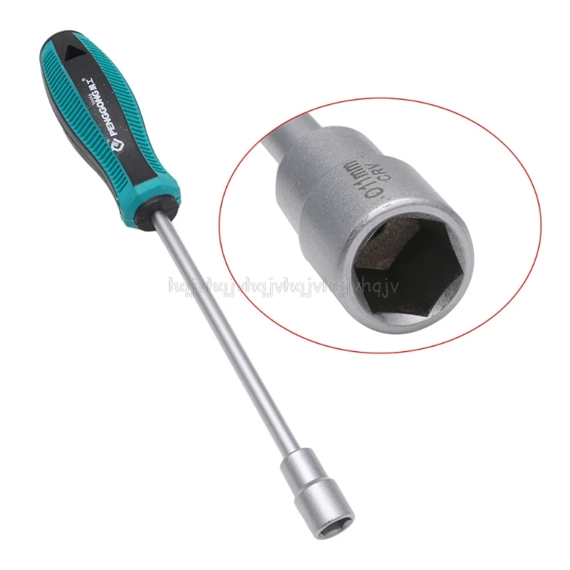 Metal Socket Driver Wrench Screwdriver Hex Nut Key Nutdriver Hand Tool 3mm-14mm N02 19 Dropship - Цвет: 11mm