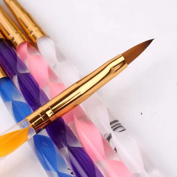 

nail tools Nail art tools crystal pen carved pen Sable Acrylic paint pen point pen flower carved crystal armor