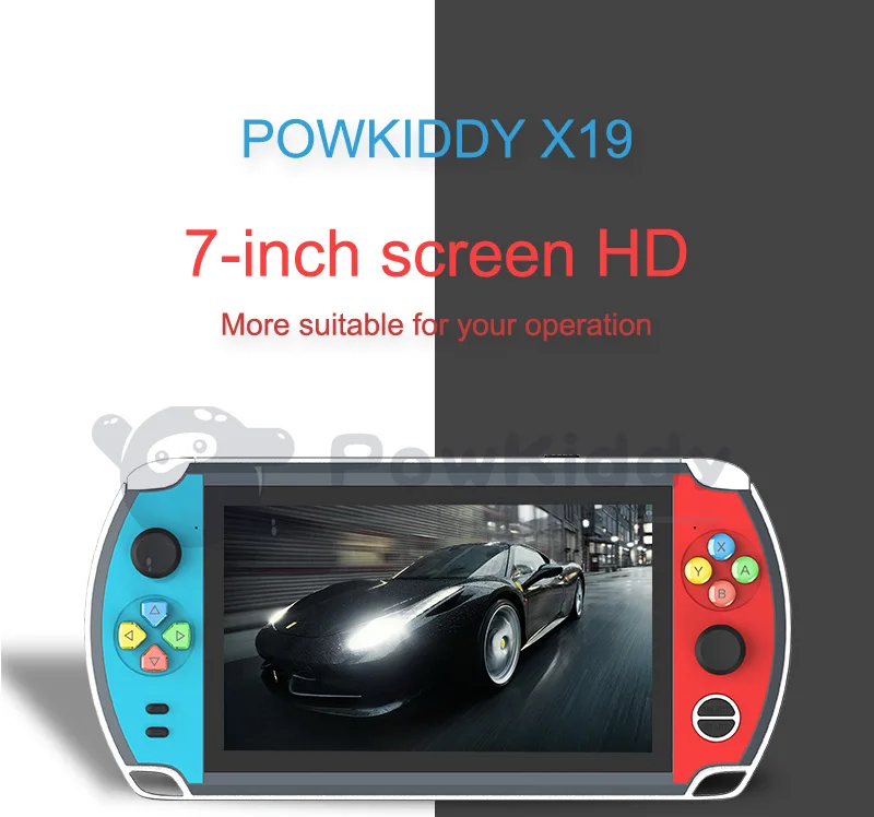

Powkiddy X19 Game Console Classic Delicate X19 for FC CPS NEOGEO Retro Game Console Handheld Mini Pocket Video Game Player