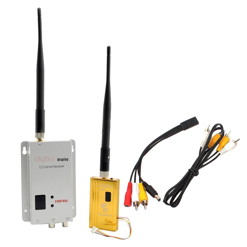 

1.2G RC Model Accessories Receiver Kit For CCTV Wireless Transceiver Audio Video AV Transmitter Stable Home Real Time Portable