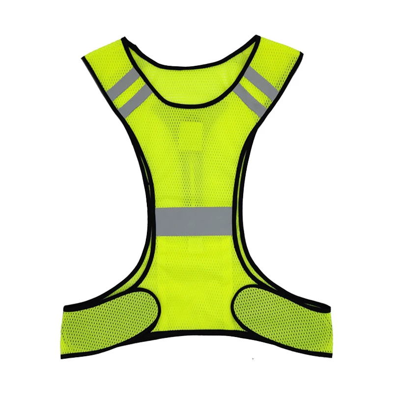 Adjustable Strap Breathable Lightweight Safety Vest 360&deg; High Visibility Jogging Cycling Walking Reflective Night Running Vest