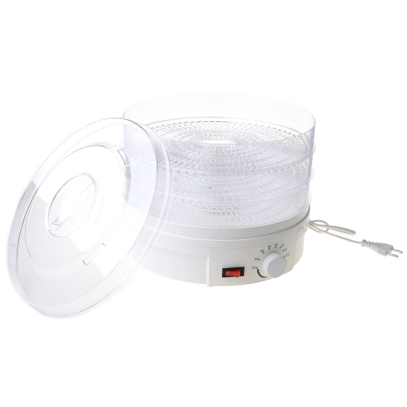 350W 3 Layer Food Dryer Countertop Food Dehydrator Machine with Temperature Control BPA Free Retailsale