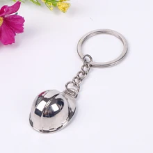 

Metal Creative Helmet Hard Hat Keychain Event Holiday Creative Practical Gift Брелок для ключей в виде каски