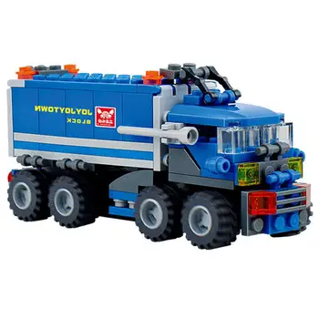 

163 Pieces DIY Truck Building Block Sets Child Educational Toys Dumper Truck Intelligent Development Children Birthday Gift
