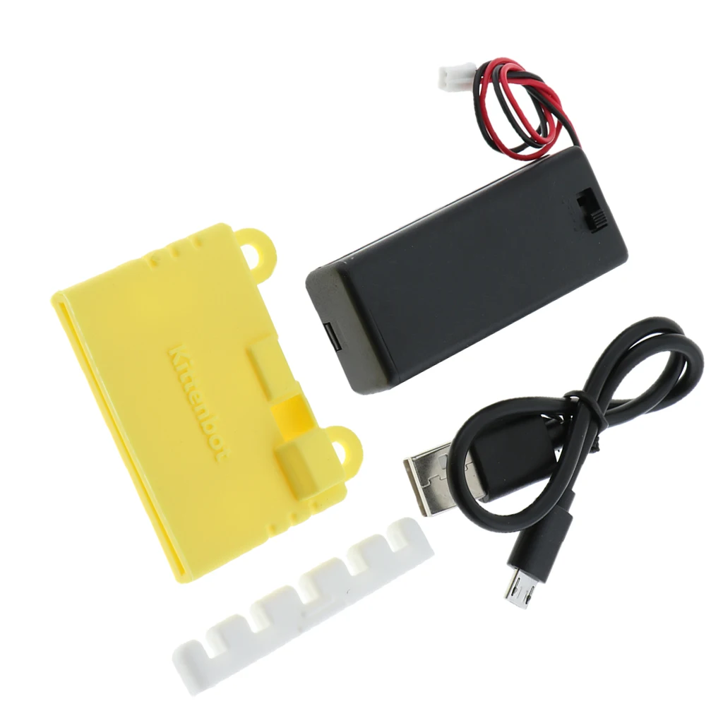 

Silicone Case+Power Supply+Cable Set For BBC Micro Bit Kit, Yellow