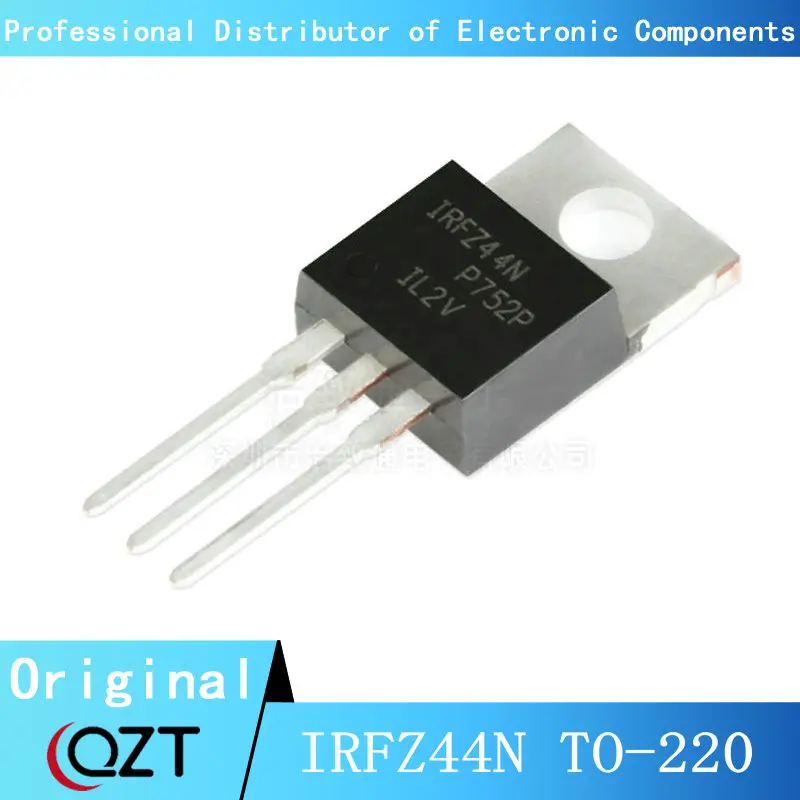 10pcs/lot IRFZ44NPBF TO220 IRFZ44 IRFZ44N 49A 55V TO-220 chip New spot 10шт mosfet irfz44n to220 комплект транзисторов irfz44 to 220 высокомощные транзисторы полевой эффект