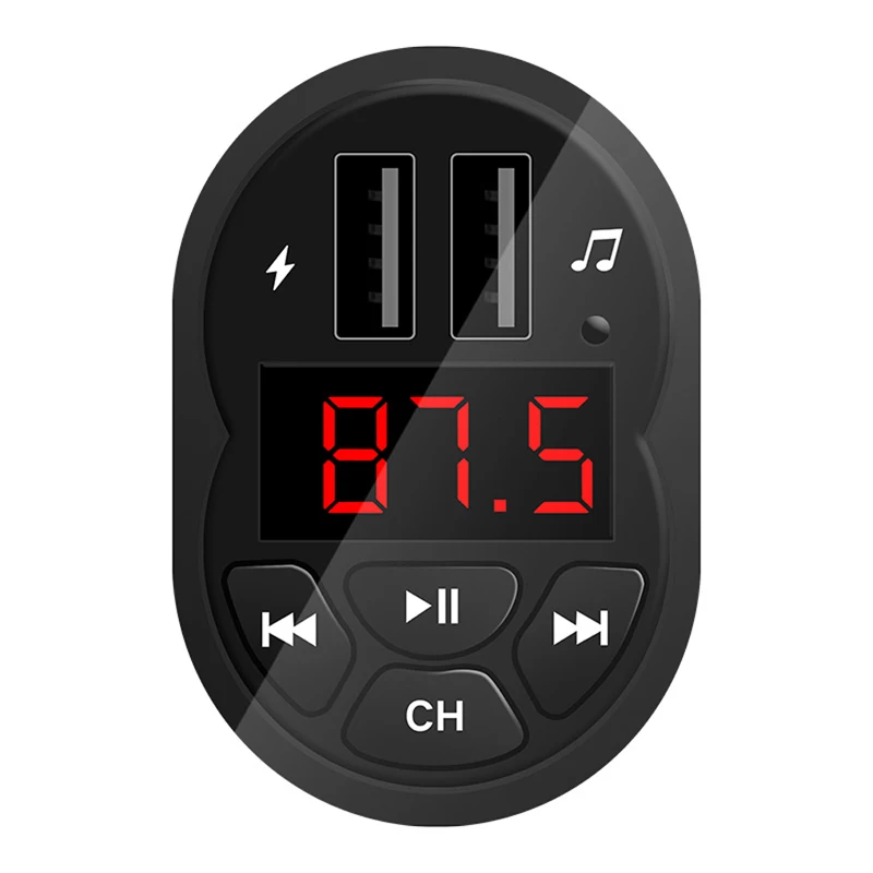 Автомобильное зарядное устройство A2 с двумя usb портами fm передатчик Bluetooth hands free