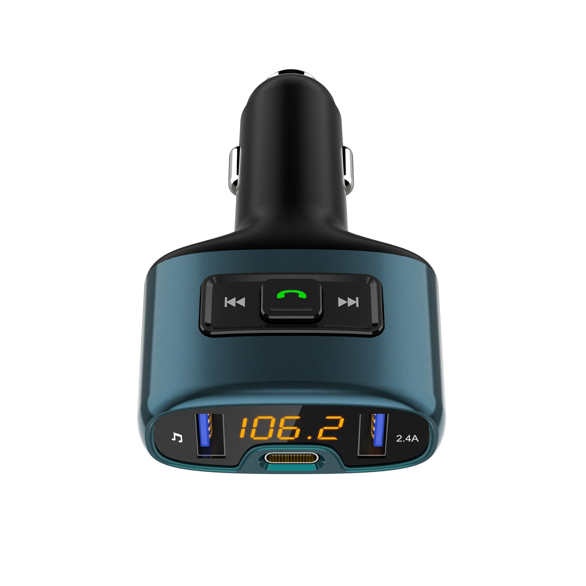 C52S car mp3 player Bluetooth receiver transmitter car usb Fm Transmitter Bluetooth Car Kit Wireless Radio Adapter FM Modulator