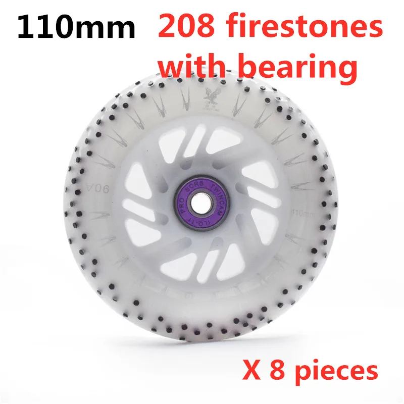 Tanio 110mm LED speed skating wheel 104 208 sklep