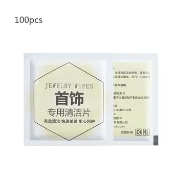 

100Pcs Disposable Medical Alcohol Prep Pad Swabs Cleaner Tissues Jewelry Wipes Jewelry Cleaner Jewelry Tissues
