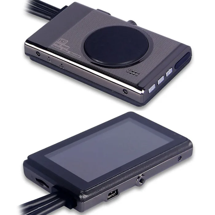 Motorcycle Driving Recorder Front Rear Dual Lens 1080P Waterproof for Outdoor EM88