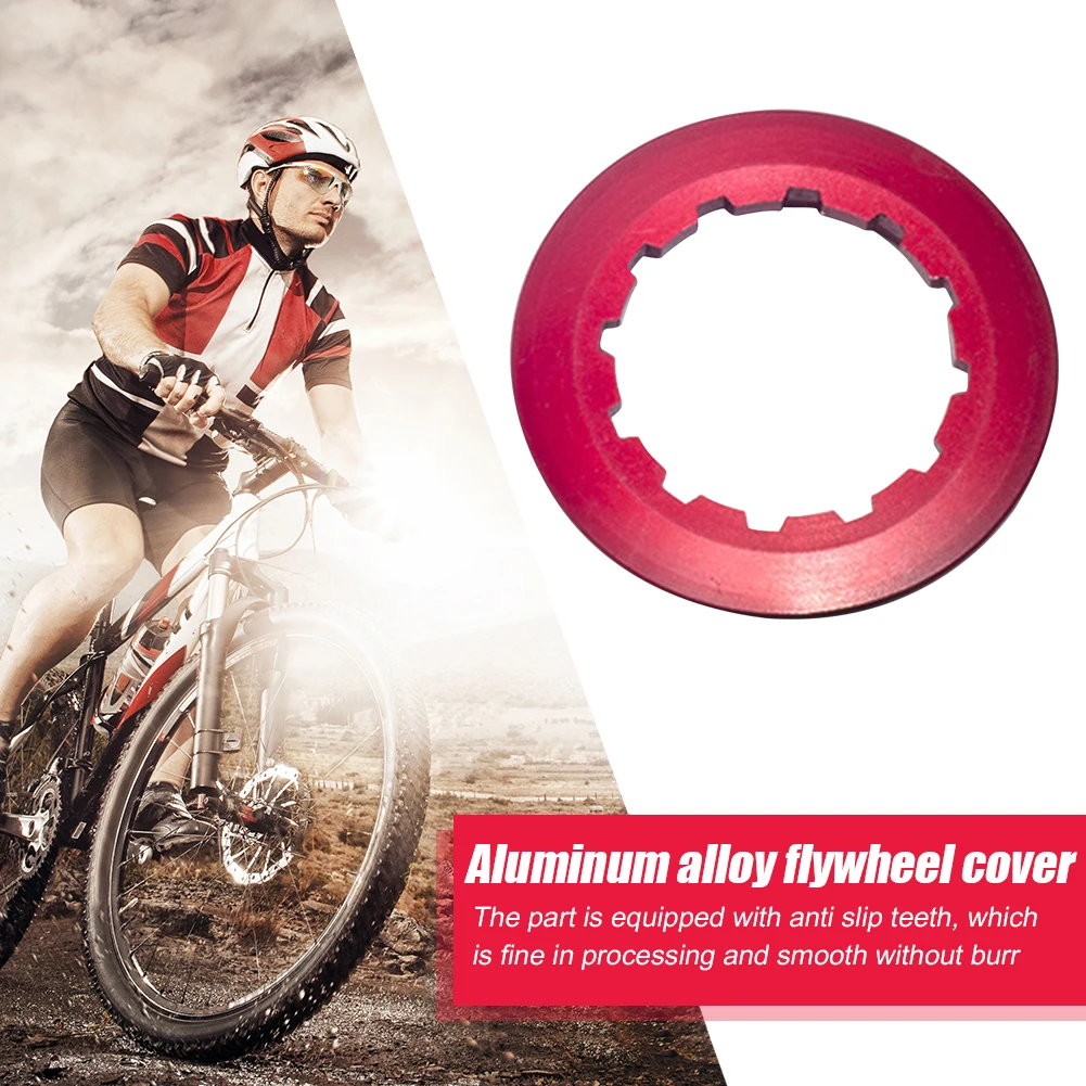 Bicycle Cassette Bicycle Parts Mountain Road Bike Cassette Lockring 7075 Aluminum Alloy Cassette Lock Ring 11T Centerlock Disc Brake Rotor