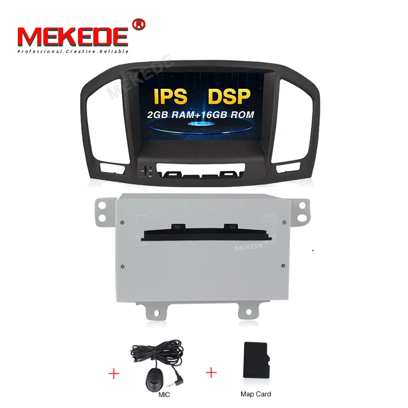 MEKEDE ips DSP Android 9,0 автомобильный DVD радио плеер для Opel Vauxhall Holden Insignia 2008-2013 автомобильный стерео gps навигация Мультимедиа - Цвет: 4core 16G