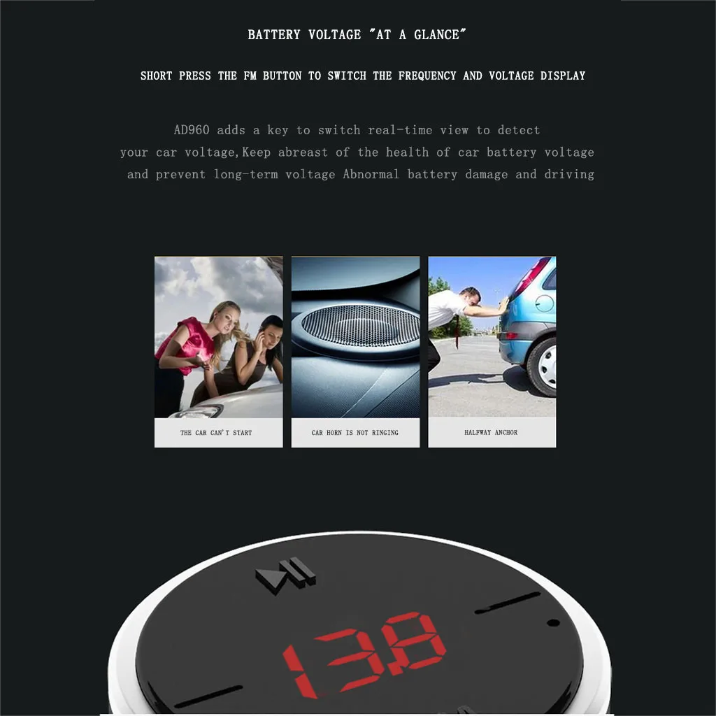 Автомобильный Bluetooth fm-передатчик, двойной usb порт, автомобильное зарядное устройство, автоматический модулятор, mp3-плеер, автомобильный прикуриватель, комплект для громкой связи, новинка 5V3. 1A