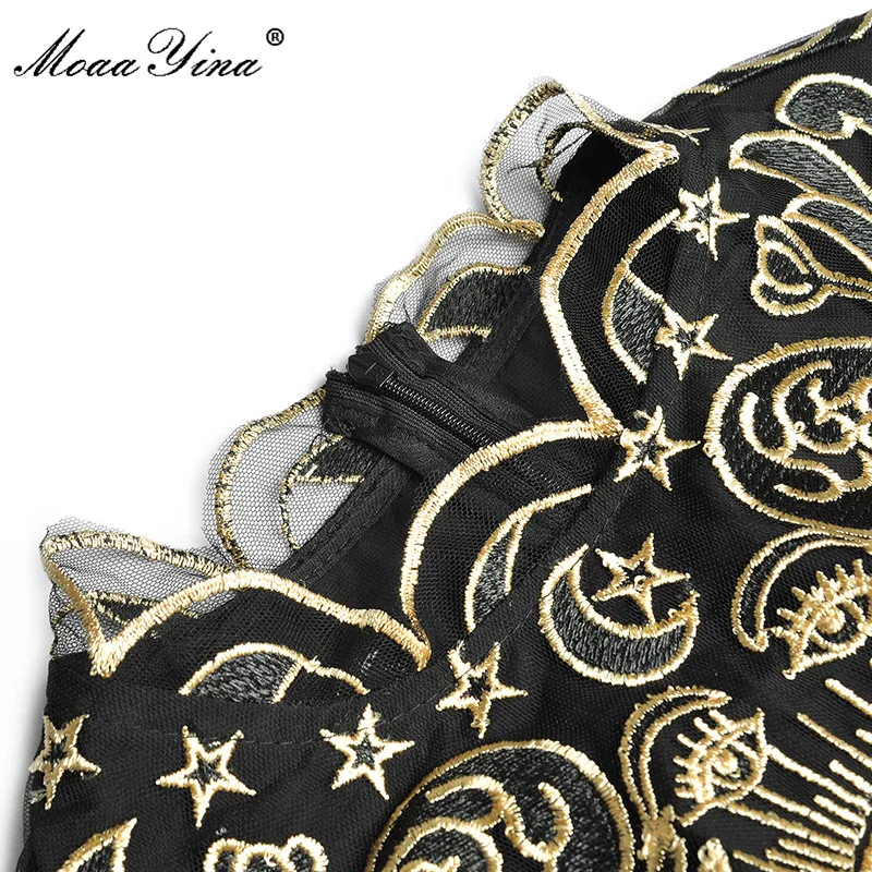 MoaaYina Fashion Designer dress Spring Women's
