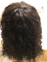 Sin Costuras de la onda de agua peluca peruano pelucas de cabello humano con flequillo completo máquina peluca para las mujeres negras 8-24 pulgadas envío rápido
