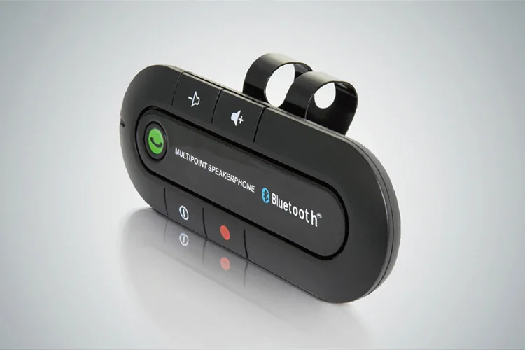 1 комплект беспроводной Bluetooth Hands Free автомобильный динамик телефон солнцезащитный козырек клип музыкальный плеер