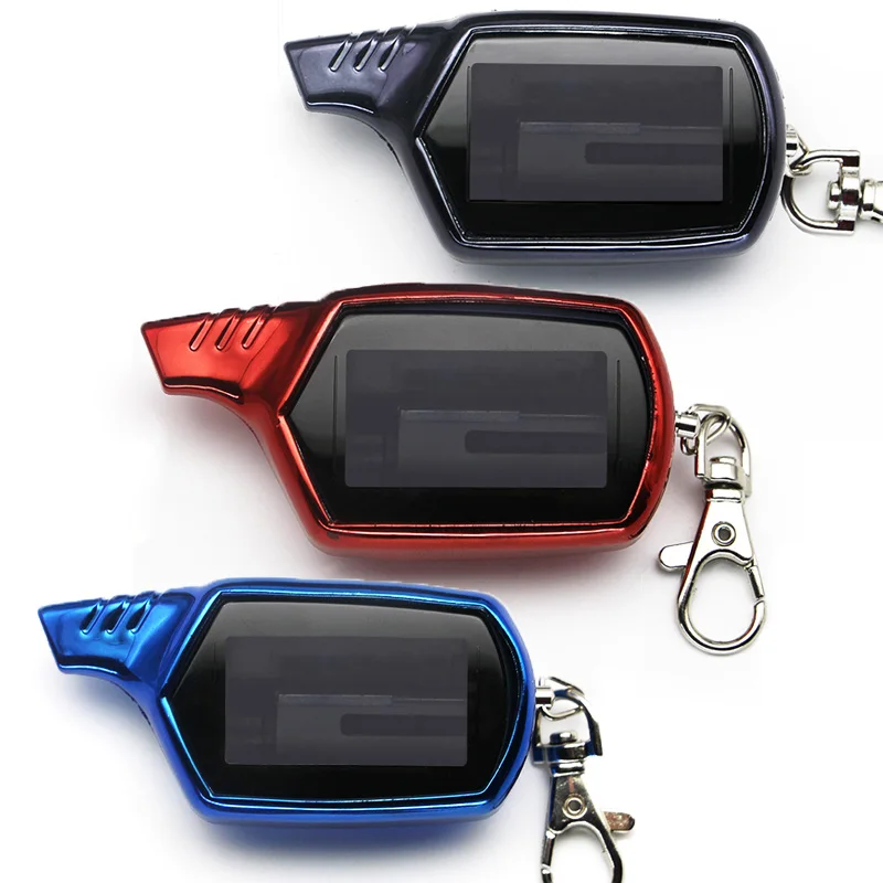 

Key Shell Keychain Case+TPU Protective cover For Starline A91 lcd Remote Two Way Car Alarm System Two Way Car Remote Controller