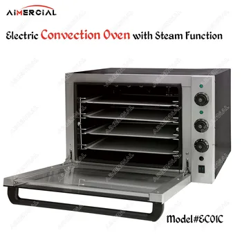 

EC01C electric double fans convection oven stainless steel steam function top heating convection toaster oven with tray