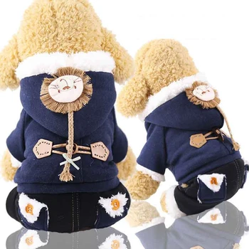 

Clothes For Bichon Dachshund Jacket Dog Pomeranians Winter Warm Pet Dog Ropa Invierno Cachorro Buldog Frances Winter Jumpsuit